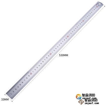 鋼直尺量程50cm；精度：1mm　